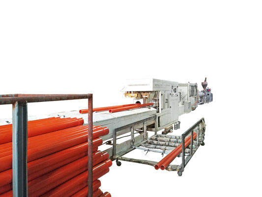 Pvc Pp একক ওয়াল ঢেউতোলা পাইপ এক্সট্রুশন লাইন Hdpe